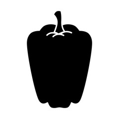 pepper vegetable icon over white background. vector illustration