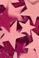 Pink and Purple Glitter stars background