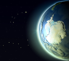 Antractic from orbit