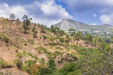 Fototapeta na wymiar Mountains landscape in Guatemala.
