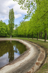 Teich mit Park in eisenstadt