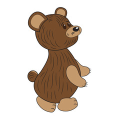 медведь коричневый 
