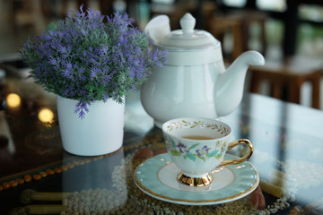 Healthy of hot tea.