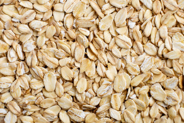 raw oatmeal cereal background