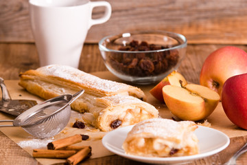 Apple strudel.