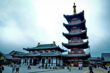 niahua tower,nianhua wan town,lingshan,wuxi
