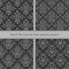 Seamless abstract damask pattern. Seamless pattern can be used for wallpaper, pattern fills, web page background,surface textures, wraping paper. Floral textile background