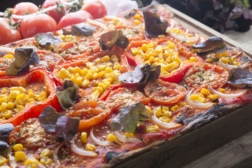 Healthy pizza