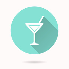 Cocktail - vector icon.