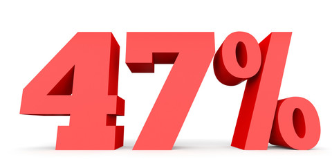Forty seven percent off. Discount 47 %.