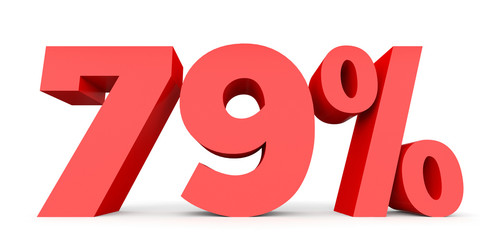 Seventy nine percent off. Discount 79 %.