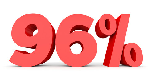 Ninety six percent off. Discount 96 %.