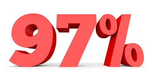 Ninety seven percent off. Discount 97 %.