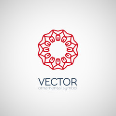 Vector geometric symbol