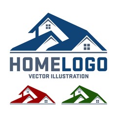 Home Vector Logo Design, Simple Home Template