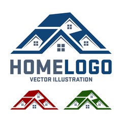 Home Vector Logo Design, Simple Home Icon