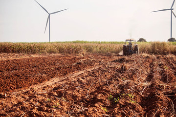 ground where the farmers are plowing.