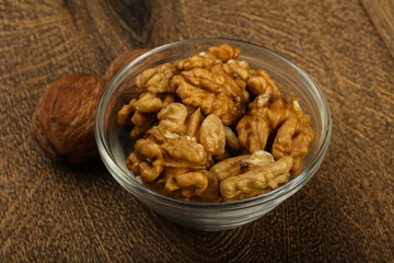 Opened walnuts