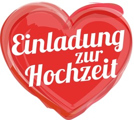 Einladung zur Hochzeit 