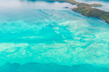 Fototapeta na wymiar Aerial view of the Whitsunday Islands