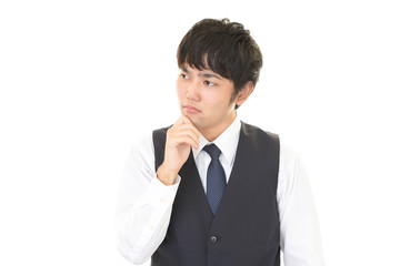 苦悩するビジネスマン