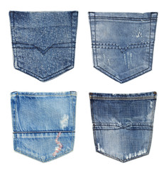 Jeans back pockets