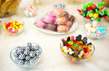 candy bar  at wedding