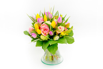 Wedding bouquet made of tulips