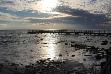 Boardwalk over the stromatolites at Hamelin Pool, Western Australia