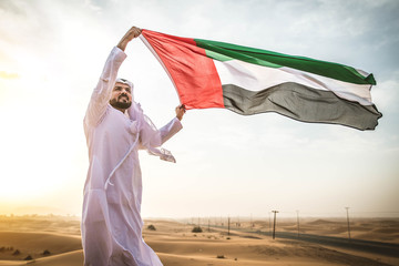 Arabic man in the desert