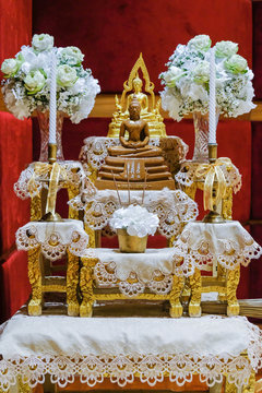 set of altar table is faith in buddha