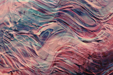 Abstract Painted Texture Fluid Ink