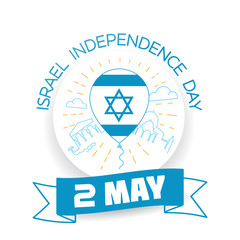 greeting card Israel Independence Day