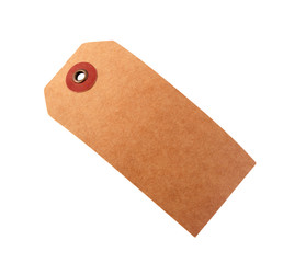 Price label note isolated on the white background