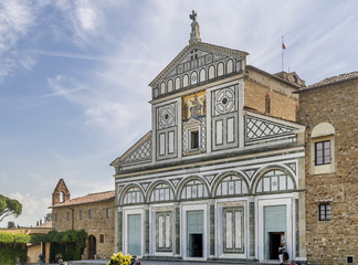 Fototapeta na wymiar Basilica di San Miniato al Monte, Florence, Tuscany, Italy