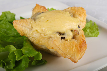Mushroom pastry