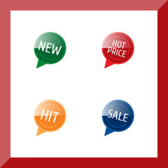 Stickers for promotional products