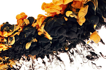Ink drop in water