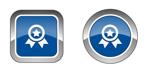 Chrome  Web  Button - Blue