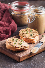 Fresh chicken liver pate