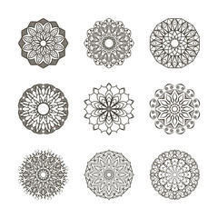 Collection of simple mandalas