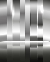 Mirrored silver background, for your design.
