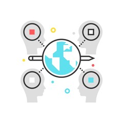 Color box icon,  illustration, icon