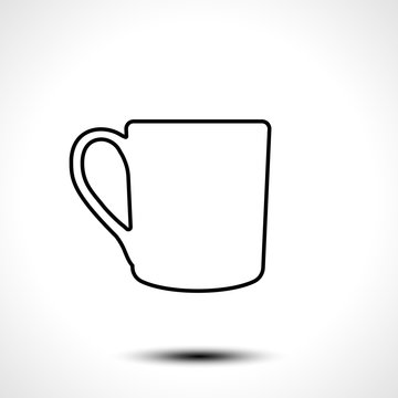 Cup icon. Vector illustration