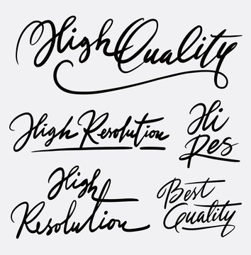 High quality hand written typography. Good use for logotype, symbol, cover label, product, brand, poster title or any graphic design you want. Easy to use or change color
