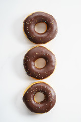 chocolate donuts