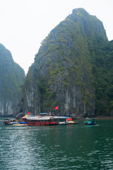 Fototapeta na wymiar Halong Bay In Vietnam