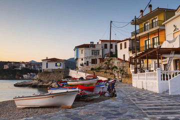 Fototapeta na wymiar Kokkari village on Samos island, Greece. 