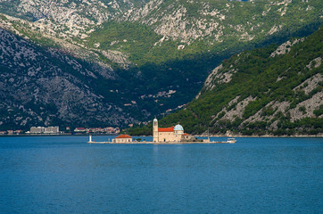 Our Lady of the Rocks island in Kotor Bay, Perast, Montenegro