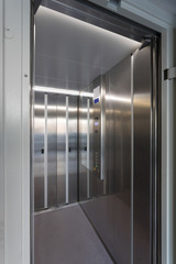 modern elevator, interior